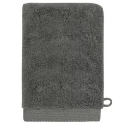 Sensei Maison 3 gants de toilette Zéro Twist 560 g/m² Anthracite 16x22 cm SENSOFT