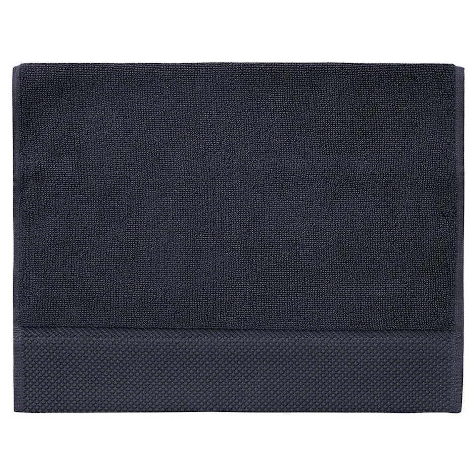 Sensei Maison 3 grandes serviettes invité Zéro Twist 560 g/m² Bleu Nuit 40x60 cm SENSOFT* Serviette De Toilette