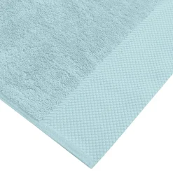Sensei Maison 3 grandes serviettes invité Zéro Twist 560 g/m² Bleu Arctic 40x60 cm SENSOFT