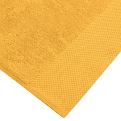 Sensei Maison 3 grandes serviettes invité Zéro Twist 560 g/m² Safran 40x60 cm SENSOFT