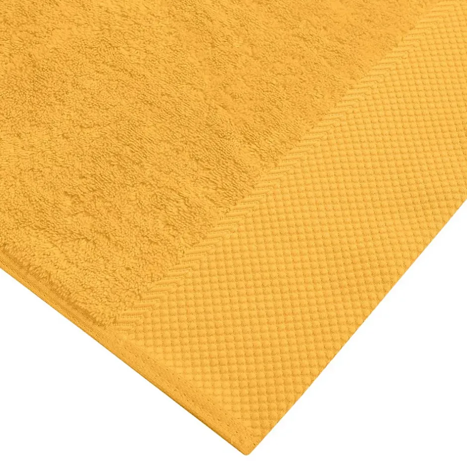 Sensei Maison 3 grandes serviettes invité Zéro Twist 560 g/m² Safran 40x60 cm SENSOFT
