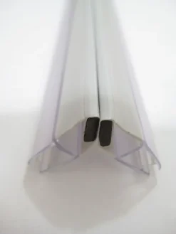 Aurlane 2 joints magnétiques en angle l.200 cm pour porte et paroi de douche coulissante 5 mm,