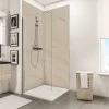 Schulte 2 panneaux muraux salle de bains l.100 x H.210 cm, effet pierre arcose, DécoDesign Décor
