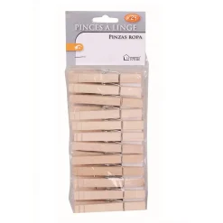 24 pinces à linge - Bois - Marron* Etendoir À Linge