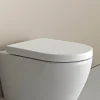 Bernstein Abattant lunette WC, Cuvette toilettes charnières acier - 46,4x35,9cm - U1002* Abattant Wc