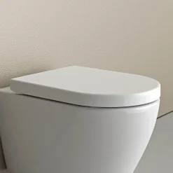Bernstein Abattant lunette WC, Cuvette toilettes charnières acier - 46,4x35,9cm - U1002* Abattant Wc