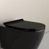 Bernstein Abattant lunette WC, Cuvette toilettes avec charnières acier - 44,5x35,8cm - U2019* Abattant Wc