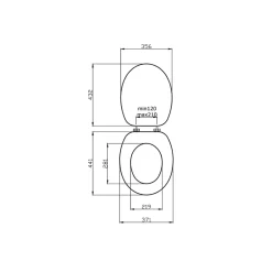 Kiamami Valentina Abattant Pour Toilettes De Couleur Bleu Bermuda Avec Charnières Chromées* Abattant Wc