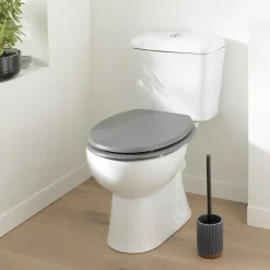 Douceur D'Intérieur Abattant wc - Effet béton (46x37 cm - Gris)
