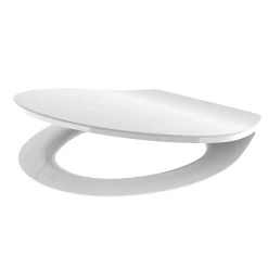 Allibert Abattant WC Slimeo en Thermodur coloris blanc brillant avec frein de chute