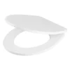 GoodHome Abattant WC avec frein de fermeture, blanc, Morava* Abattant Wc