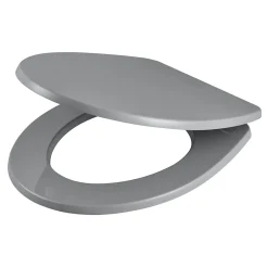 GoodHome Abattant WC avec frein de fermeture, gris, Morava* Abattant Wc