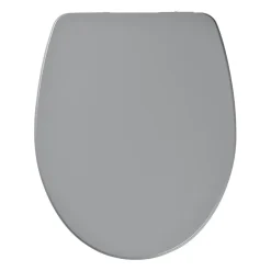 GoodHome Abattant WC avec frein de fermeture, gris, Morava* Abattant Wc