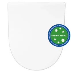 Bemis Abattant WC blanc brillant D-Shape* Abattant Wc