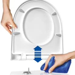 Bemis Abattant WC blanc brillant D-Shape* Abattant Wc