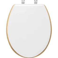 Atmosphera Abattant WC Bois + Zinc "Modern Color" Atmosphéra - Blanc* Abattant Wc