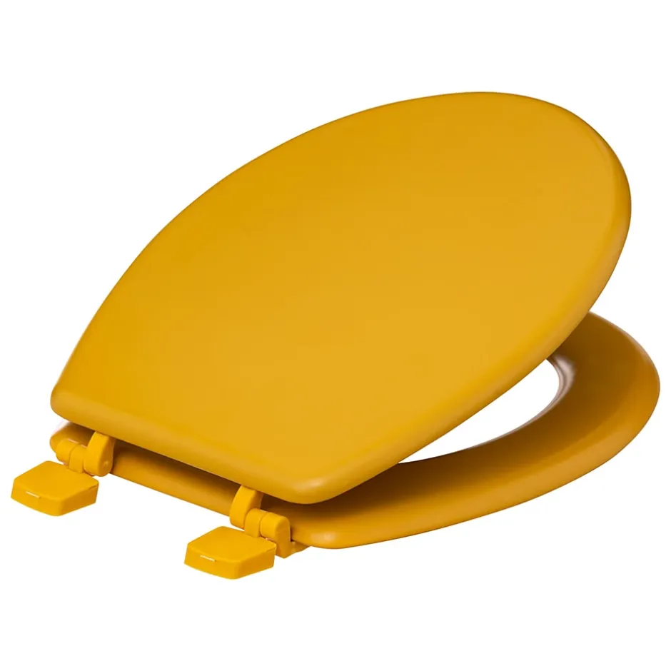 5Five Abattant WC coloris jaune moutarde à fermeture standard, Colors* Abattant Wc