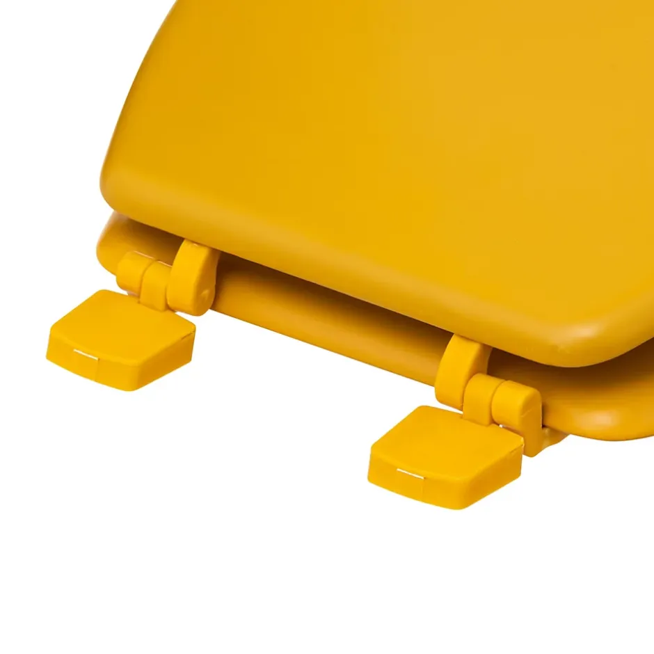 5Five Abattant WC coloris jaune moutarde à fermeture standard, Colors* Abattant Wc
