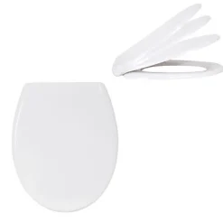 MSV Abattant WC déclipsable avec frein de chute, thermodur blanc,