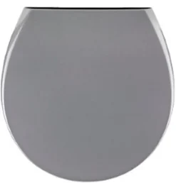 MTK Abattant WC déclipsable avec frein de chute gris, Versagrit* Abattant Wc