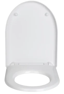 Abattant WC déclipsable blanc avec frein de chute Sindia