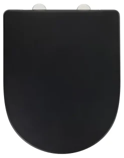 Abattant WC déclipsable noir avec frein de chute Exclusive* Abattant Wc