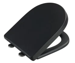 Abattant WC déclipsable noir avec frein de chute Exclusive* Abattant Wc