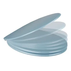GoodHome Abattant WC Diani avec frein de chute bleu* Abattant Wc