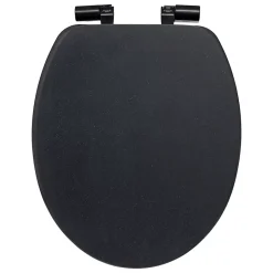 5Five Abattant WC effet ardoise à fermeture ralentie, Onyx
