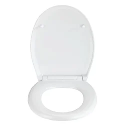 Wenko Abattant WC effet marbre Concrete - Abaissement automatique - Duroplast