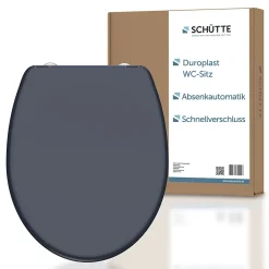 Schütte Abattant WC en duroplast ANTHRAZIT avec frein de chute Anthracite