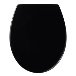 GoodHome Abattant WC Diani coloris noir en duraplast avec frein de chute* Abattant Wc