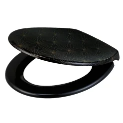 GoodHome Abattant WC Diani déco art deco