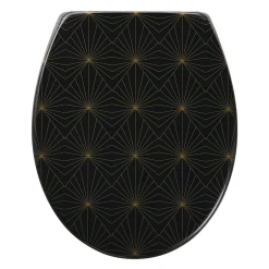 GoodHome Abattant WC Diani déco art deco