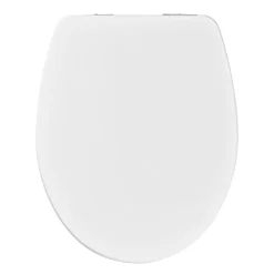 GoodHome Abattant WC Morava coloris blanc en MDF avec frein de chute
