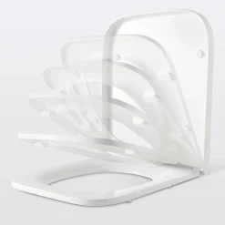 GoodHome Abattant WC Teesta en duraplast coloris blanc avec frein de chute* Abattant Wc