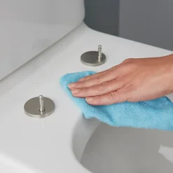 GoodHome Abattant WC Teesta en duraplast coloris blanc avec frein de chute* Abattant Wc