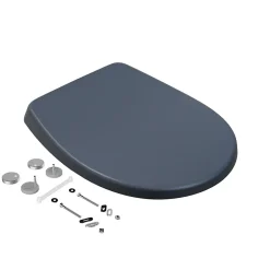Bemis Abattant WC gris anthracite brillant Classic* Abattant Wc