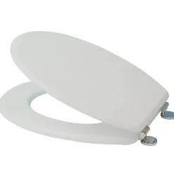 MSV Abattant Wc MDF Blanc - - Universel - Accessoires de salle de bain* Abattant Wc