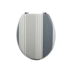 MSV Abattant wc MDF Cardiff Gris Charnières Inox* Abattant Wc