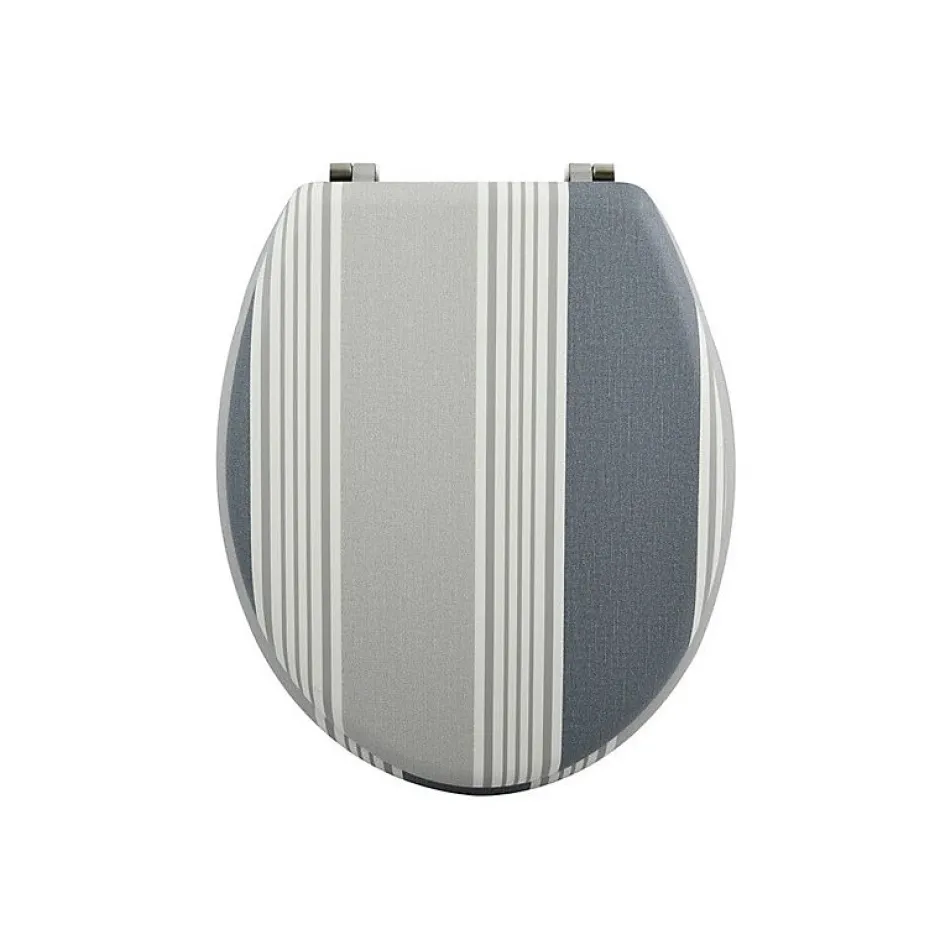 MSV Abattant wc MDF Cardiff Gris Charnières Inox* Abattant Wc