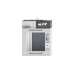 MSV Abattant wc MDF Cardiff Gris Charnières Inox* Abattant Wc