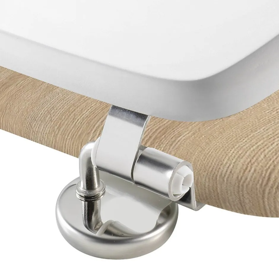 Douceur D'Intérieur Abattant WC MDF charnières métal HAVANE
