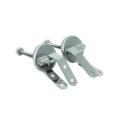 MSV Abattant wc MDF CLEO Noir mat Charnières Inox