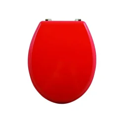 MSV Abattant wc MDF CLEO Rouge Charnières Inox* Abattant Wc