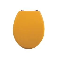 MSV Abattant wc MDF CLEO Safran mat Charnières en Inox* Abattant Wc