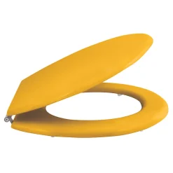 MSV Abattant wc MDF CLEO Safran mat Charnières en Inox* Abattant Wc