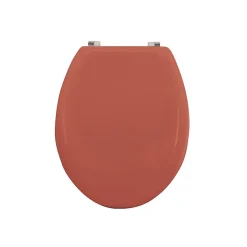 MSV Abattant wc MDF CLEO Terracotta mat Charnières en Inox