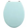 MSV Abattant wc MDF CLEO Vert Poudré Charnières en Inox