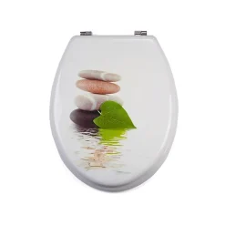 MSV Abattant WC MDF Lingga - - Universel - Blanc - 42,5x36,5x5cm